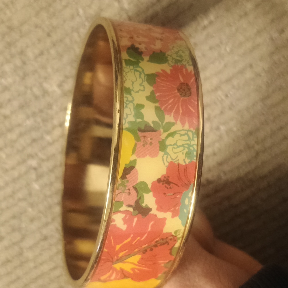 Lilly Pulitzer Gold-Tone Bangle Bracelet